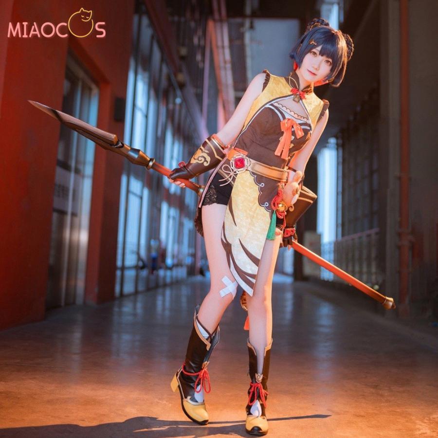 工場直送 原神 コスプレ 香菱 コスプレ 衣装 シャンリン 火元素 璃月港 万民堂 シェフ兼給仕 ゲンシン Genshin イベント コスチューム 偉大な Studiostodulky Cz