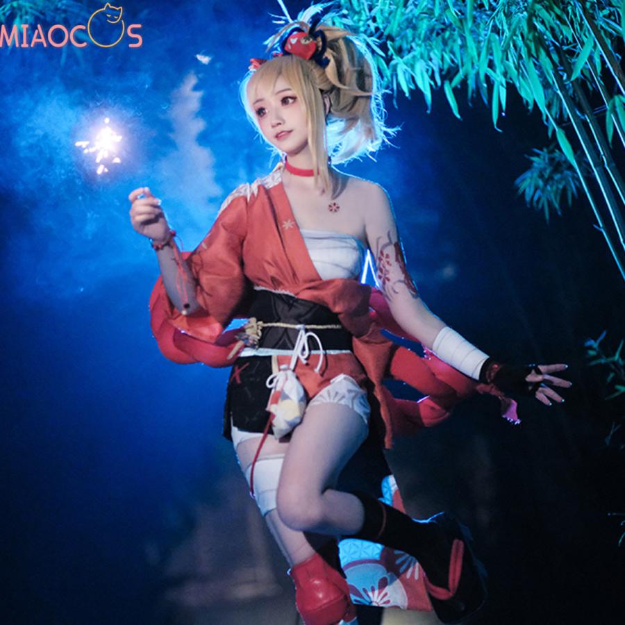 原神 コスプレ 宵宮 衣装 ヨイミヤ 炎元素 和服 夏日祭 アニメ 超美品再入荷品質至上 ゲンシン イベント Genshin コスチューム 夏祭りの女王 才ある花火職人