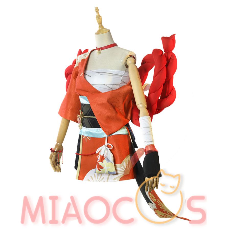 原神 コスプレ 宵宮 衣装 ヨイミヤ 炎元素 和服 夏日祭 アニメ 超美品再入荷品質至上 ゲンシン イベント Genshin コスチューム 夏祭りの女王 才ある花火職人