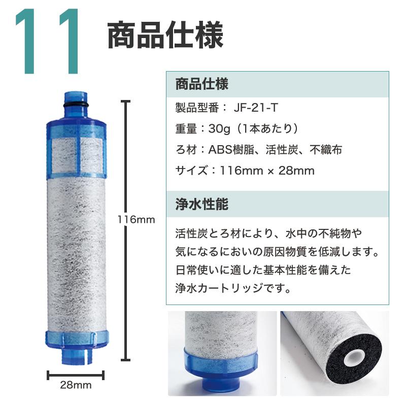 JF-21-T 浄水カートリッジ 3本セット JF-20TK-SW SF-T21 JF20TTO