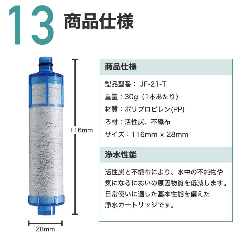JF-21-T 浄水カートリッジ 3本セット JF-20TK-SW SF-T21 JF20TTO