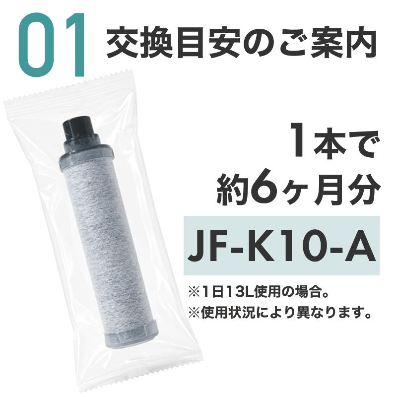 JF-K10-A 交換用浄水カートリッジ エコノミータイプ JF-K12 JF-K11 JF