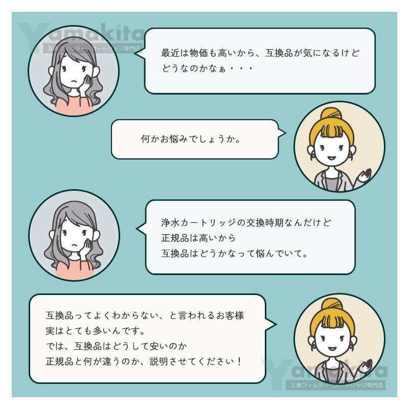 SEPZS2103PC 浄水器カートリッジ PZS210PC 浄水器一体型シャワー混合水