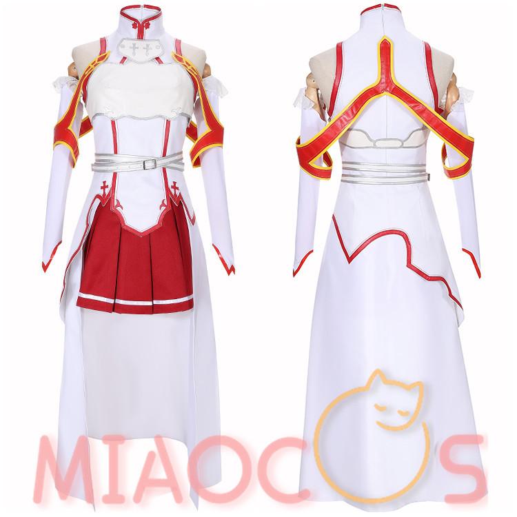 結城明日奈 当店は最高な サービスを提供します コスプレ 衣装 ソードアート オンライン アスナ Sao 戦闘服 コスチューム アニメ イベント