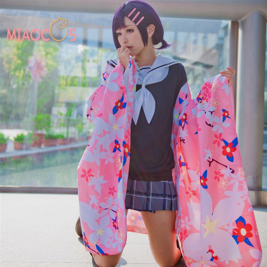 Miaocos ハナヤマタ コスプレ衣装 関谷 なる コスプレ 衣装 羽織付き 和服 女子高校生 キャラクター衣装 セーラー服