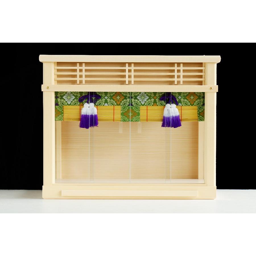 神棚 神具 仏具 やまこう 神棚 箱宮型 ガラスケース 大和錦のガラス宮