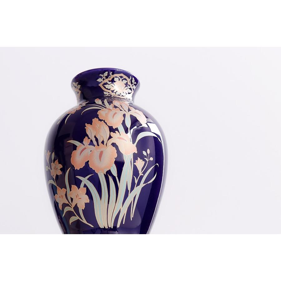 神棚 神具 仏具 やまこう 国産 陶器 □ 菖蒲 8寸 瑠璃 □ サイズ約 (cm
