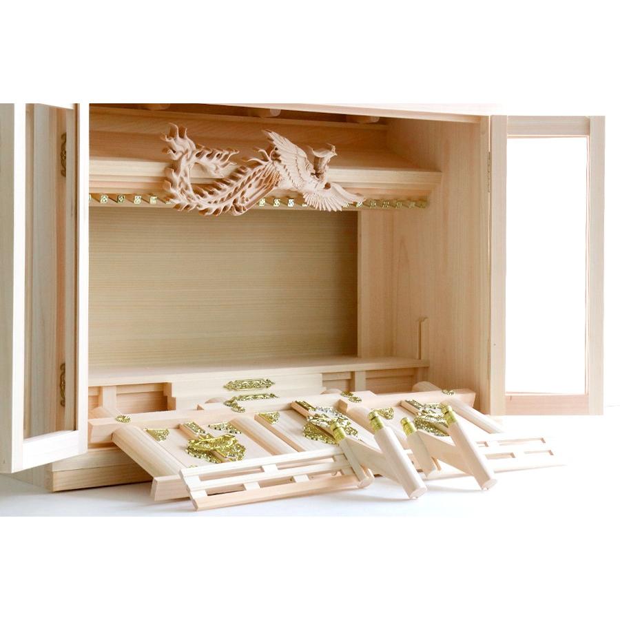 神棚 神具 仏具 やまこう □□ 鳳凰の聖域 □□ 岐阜 東濃桧 □ モダン