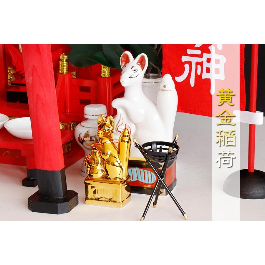 神棚 神具 仏具 やまこう 特上塗り □□ 深紅の稲荷宮 二対のお 神棚 神具 仏具 やまこう 特上塗り □□ 深紅の稲荷宮 二対のお