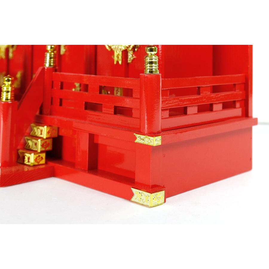 根来塗り　姿見と違棚 根来塗り 姿見と違棚 - メルカリ