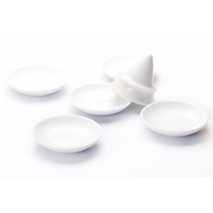 盛り塩型どり器 お皿セット 神棚 神具 仏具 やまこう 盛り塩セット 固め機 陶器2寸皿5枚 盛塩手順