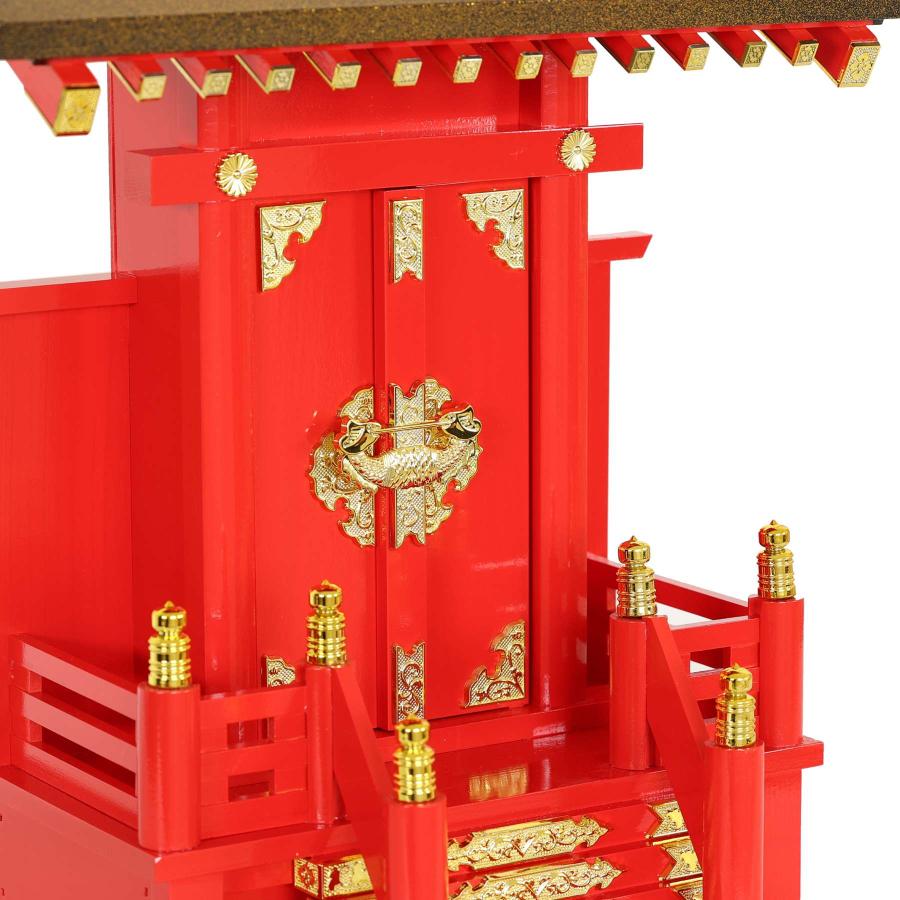 神棚 神具 仏具 やまこう 黄金屋根の稲荷宮 神棚セット 特上 神棚 神具 仏具 やまこう 黄金屋根の稲荷宮 神棚セット 特上