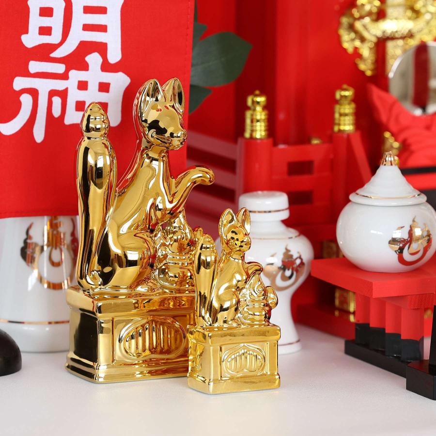 神棚 神具 仏具 やまこう 黄金屋根の稲荷宮 神棚セット 特上 神棚 神具 仏具 やまこう 黄金屋根の稲荷宮 神棚セット 特上
