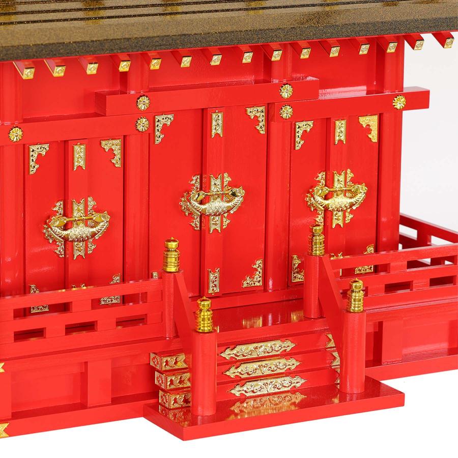 神棚 神具 仏具 やまこう 黄金屋根の稲荷宮 神棚セット 特上 神棚 神具 仏具 やまこう 黄金屋根の稲荷宮 神棚セット 特上