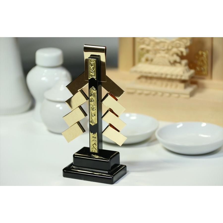 神棚 神具 仏具 やまこう 金幣 一本立 神棚用 御幣 真鍮製 守り刀 特大