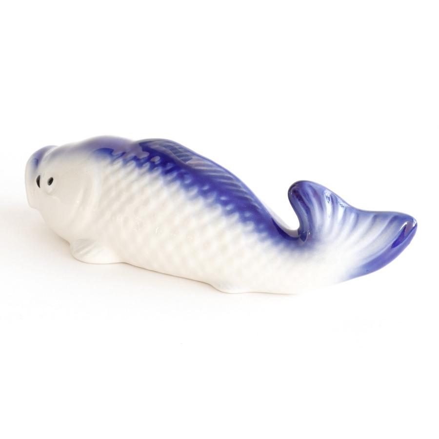 神棚 神具 仏具 やまこう 榊立て □ 鯉 花掛け □ 紺 青 □ 全長24cm