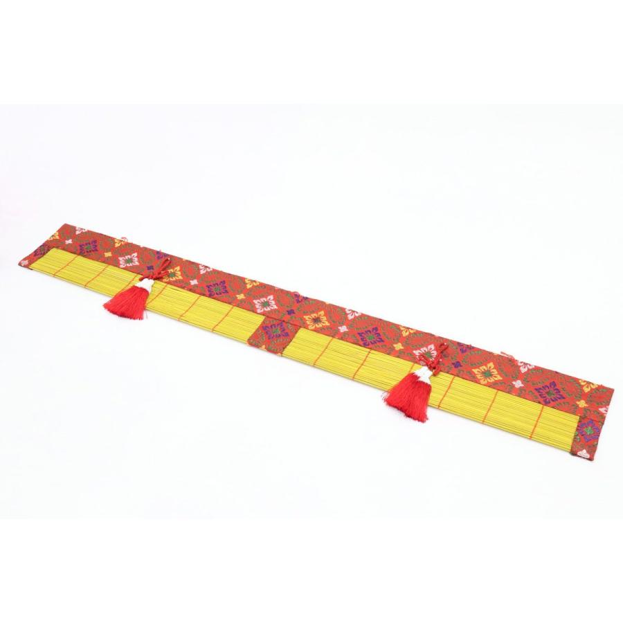 国産■ 赤 御簾 みす 神棚 箱宮 用 神具■幅76&times;垂れ10 箱宮27号 サイズ