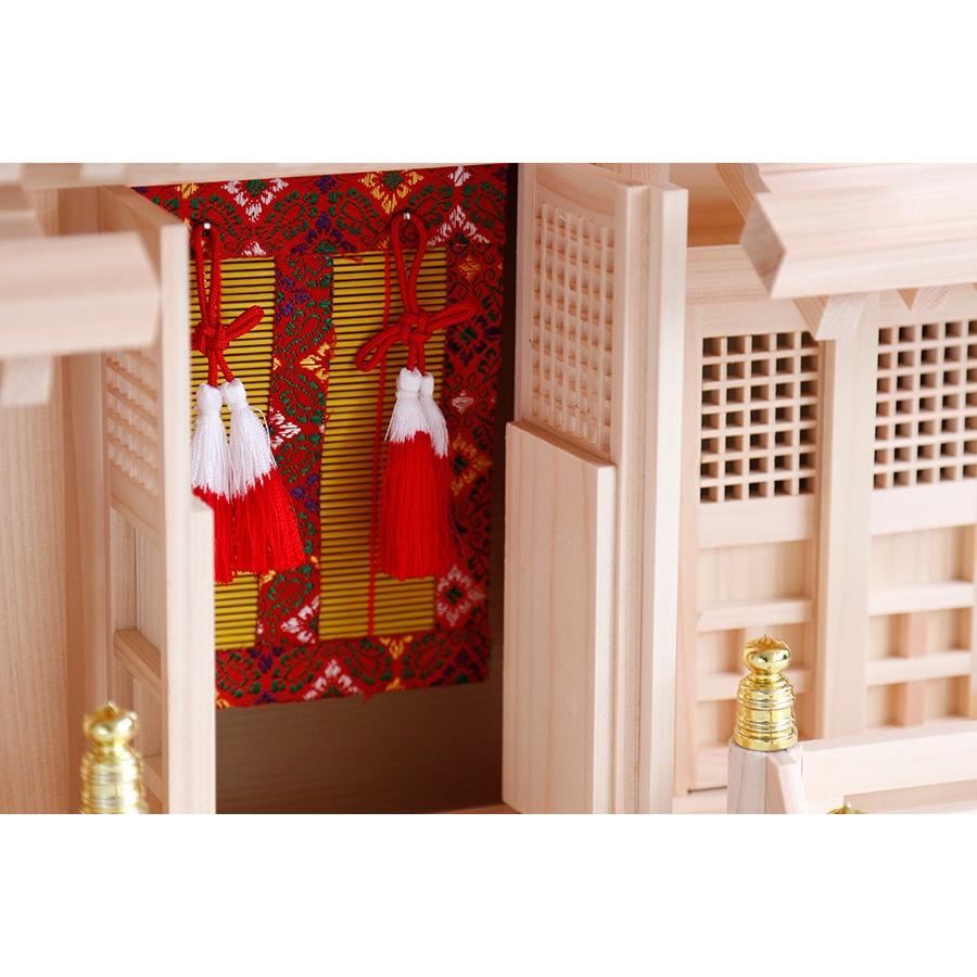 神棚（ひのき）アクリル扉付き 神棚（ひのき）アクリル扉付き