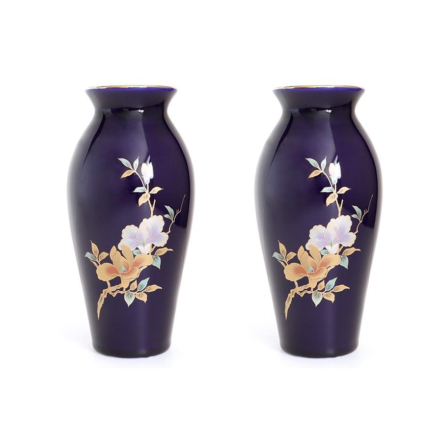 神棚 神具 仏具 やまこう 国産 陶器 花瓶 □ 木蘭 7寸 □ 細口 ルリ