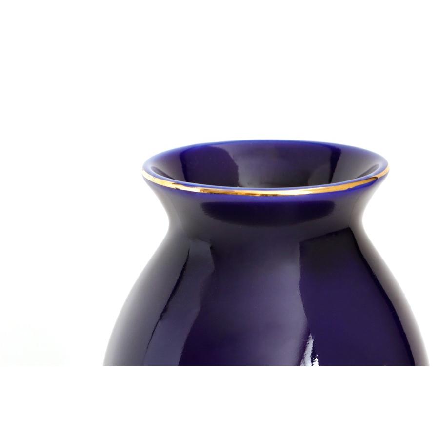 神棚 神具 仏具 やまこう 国産 陶器 花瓶 □ 木蘭 7寸 □ 細口 ルリ