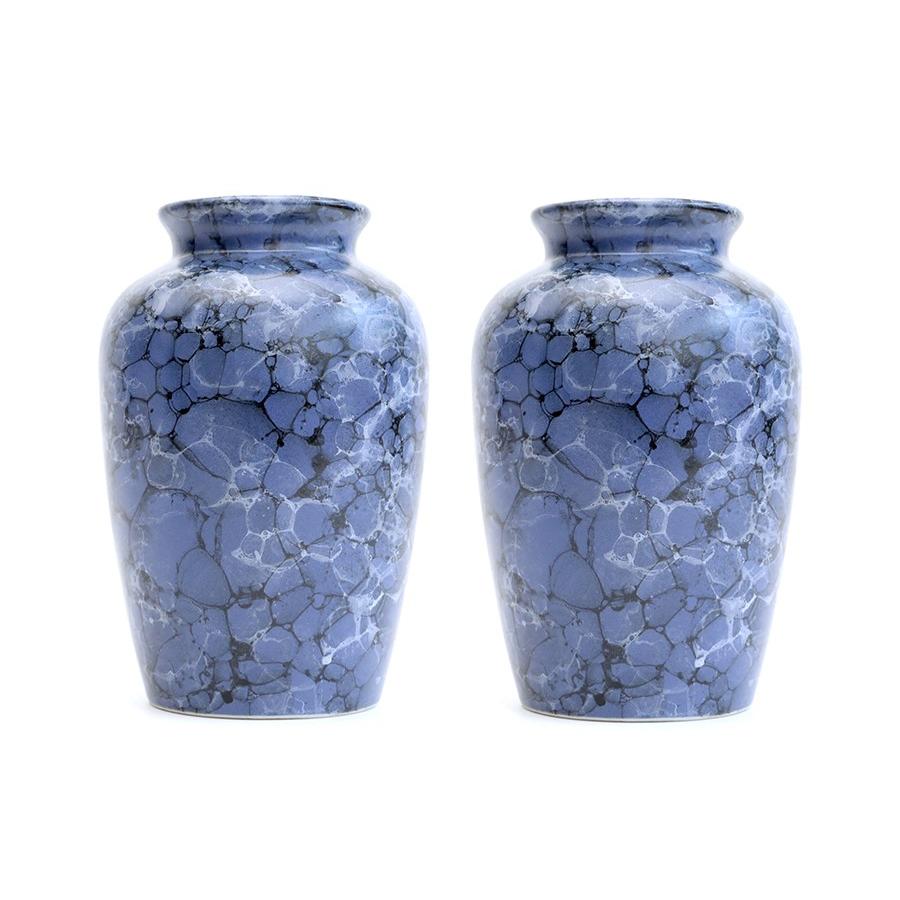 神棚 神具 仏具 やまこう 国産 陶器 夏目 □ 紺碧 5寸 □ 2本組 □ 高