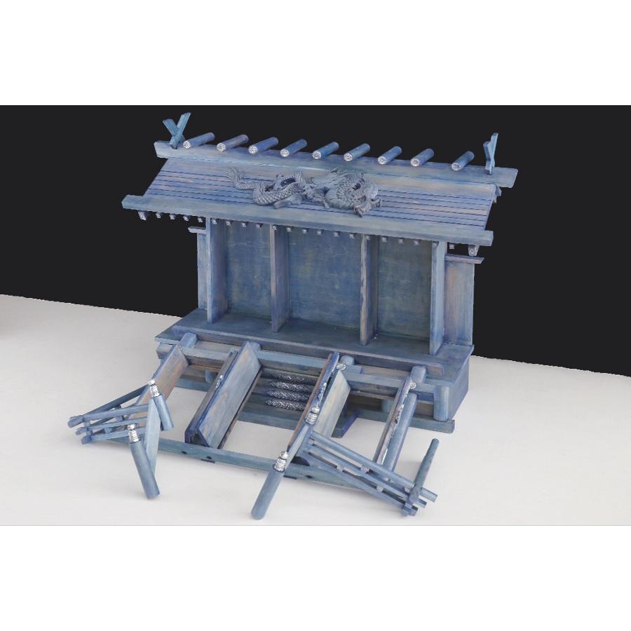 神棚 神具 仏具 やまこう 青龍 通し屋根三社 神棚セット □ 真珠 神棚 神具 仏具 やまこう 青龍 通し屋根三社 神棚セット □ 真珠