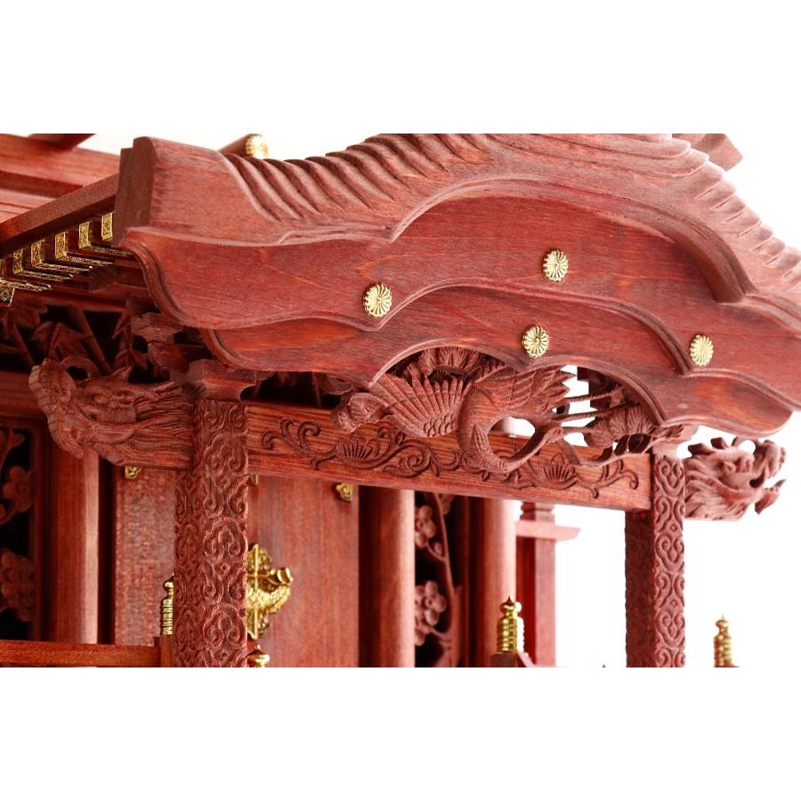 神棚 神具 仏具 やまこう 赤の双龍 モダン 大型 神棚セット 紅い 神棚 神具 仏具 やまこう 赤の双龍 モダン 大型 神棚セット 紅い
