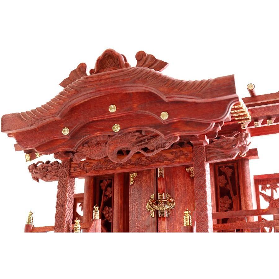 神棚 神具 仏具 やまこう 赤の双龍 モダン 大型 神棚セット 紅い 神棚 神具 仏具 やまこう 赤の双龍 モダン 大型 神棚セット 紅い