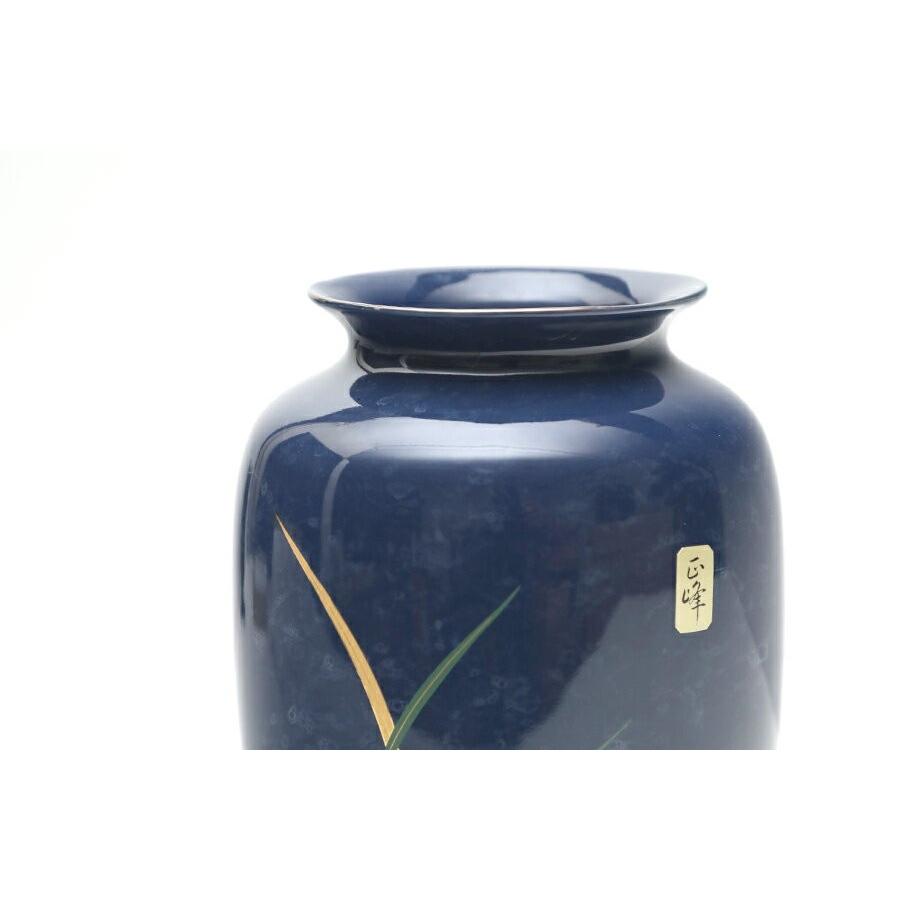 トラスト 国産 陶器 あやめ 9寸 ルリ 2本組セット 高さ27cm 花瓶 仏壇 お盆 お彼岸 お墓参り 供養 Materialworldblog Com