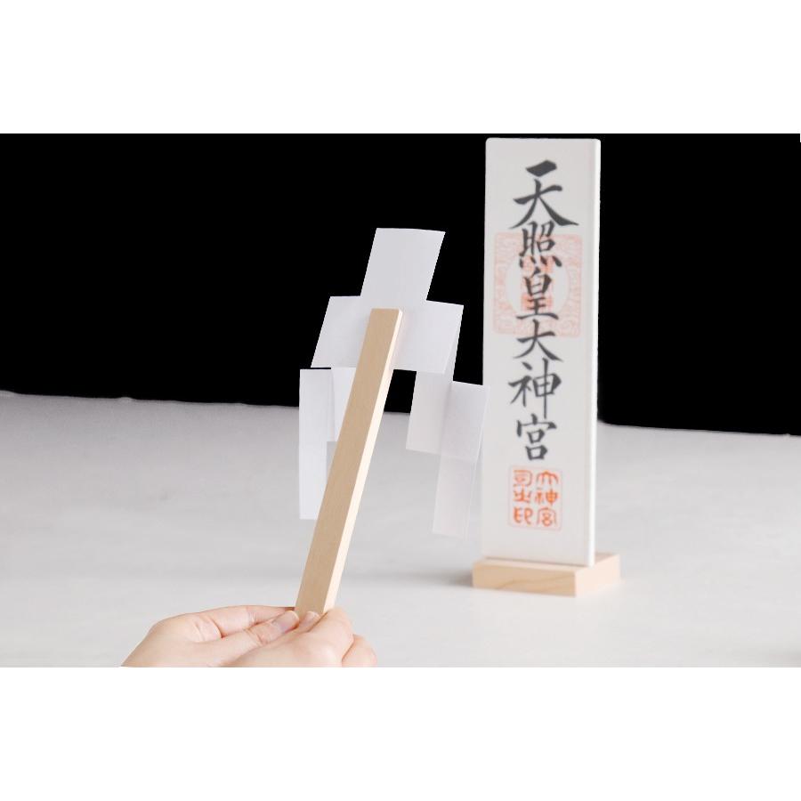 神棚 神具 仏具 やまこう 御幣付 お神札立て □□ 神願 -ミタマノフユ