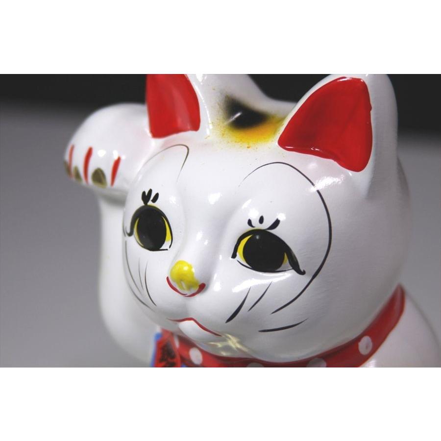神棚 神具 仏具 やまこう 国産 □ 開運 招き猫 □白 6寸□右手 高さ 約
