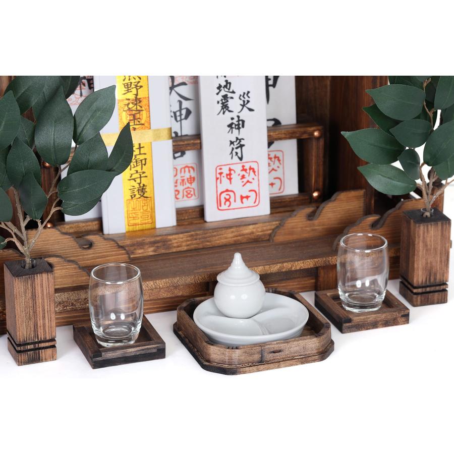 神棚 神具 仏具 やまこう モダン神棚 セット 双雲 家具調 焦げ茶 神棚 神具 仏具 やまこう モダン神棚 セット 双雲 家具調 焦げ茶