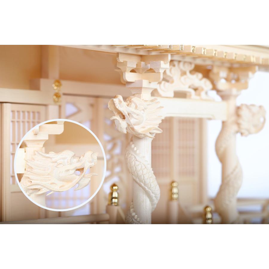 神棚 神具 仏具 やまこう 神棚セット 風神雷神龍神 優雅 三社 真 神棚 神具 仏具 やまこう 神棚セット 風神雷神龍神 優雅 三社 真