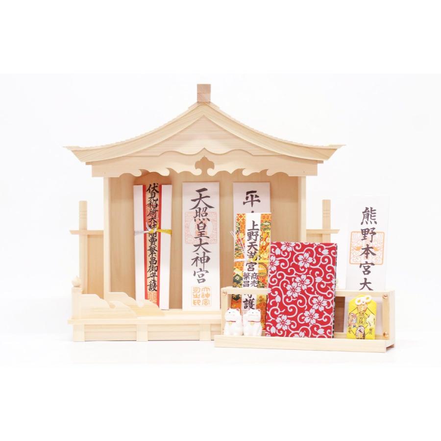 神棚 神具 仏具 やまこう モダン神棚 〜双雲〜 岐阜桧 工房作り □ 桧