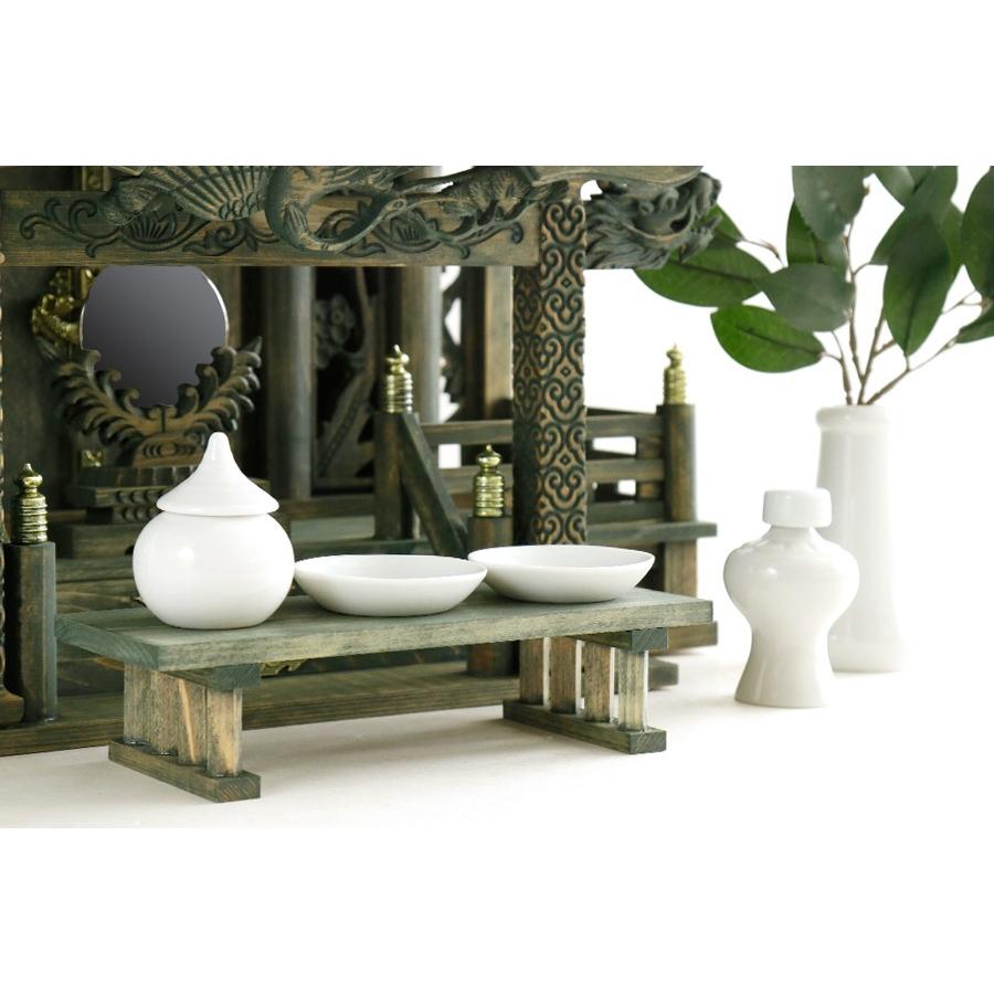 神棚 神具 仏具 やまこう 翠の双龍 モダン 大型 神棚セット □ 翠龍 一