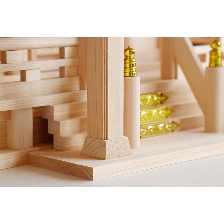 神棚 神具 仏具 やまこう 神棚 一社 単品 □ 極上 一社 高千穂 □ 流れ