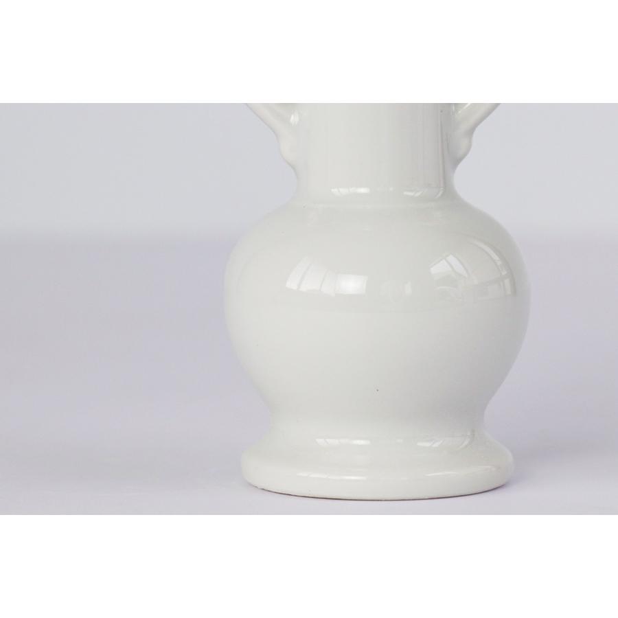 神棚 神具 仏具 やまこう 仏具 仏花瓶 白磁(無地) 国産 日本製 モダン