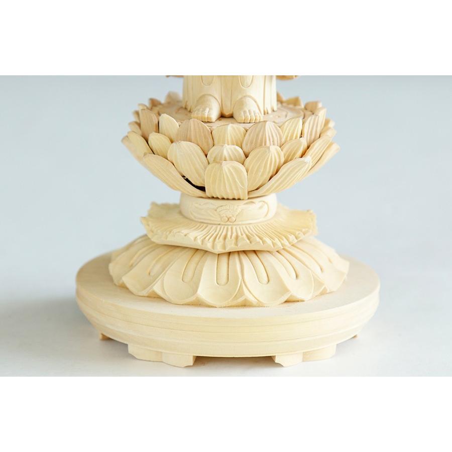 仏像 ■ 5.0寸 ■ 阿弥陀如来立像 ■ 蓮華座 丸台 ■ 総柘植 ■ 浄土宗 本尊 ■ 大佛師【帆刈黌童】が監修_5