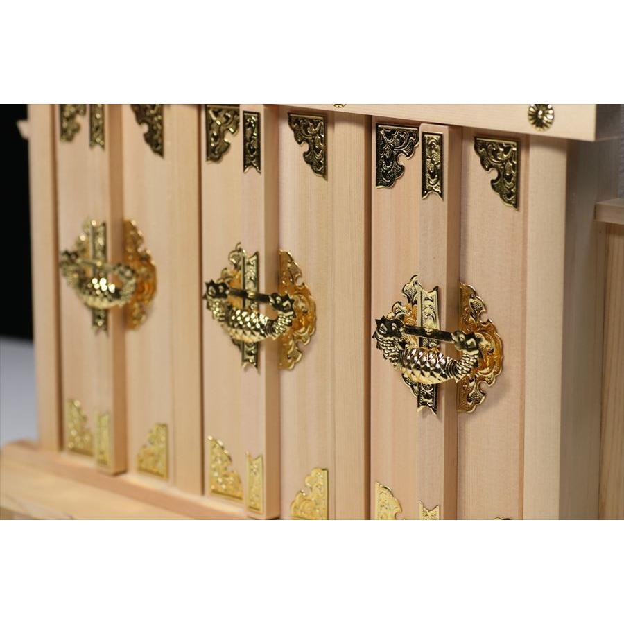 神棚 神具 仏具 やまこう モダン 木曽ひのき 超省スペース 三社 神棚 神具 仏具 やまこう モダン 木曽ひのき 超省スペース 三社