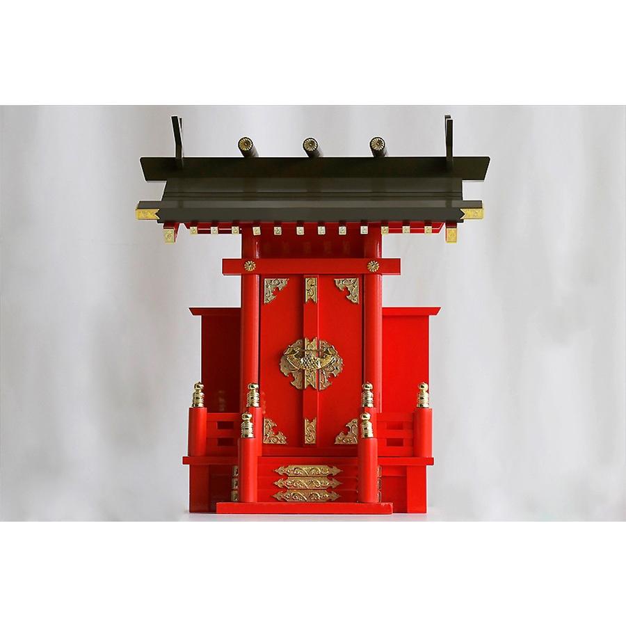 神棚 神具 仏具 やまこう 稲荷 一社 単品 □ 上塗り 稲荷宮 赤 神棚 神具 仏具 やまこう 稲荷 一社 単品 □ 上塗り 稲荷宮 赤