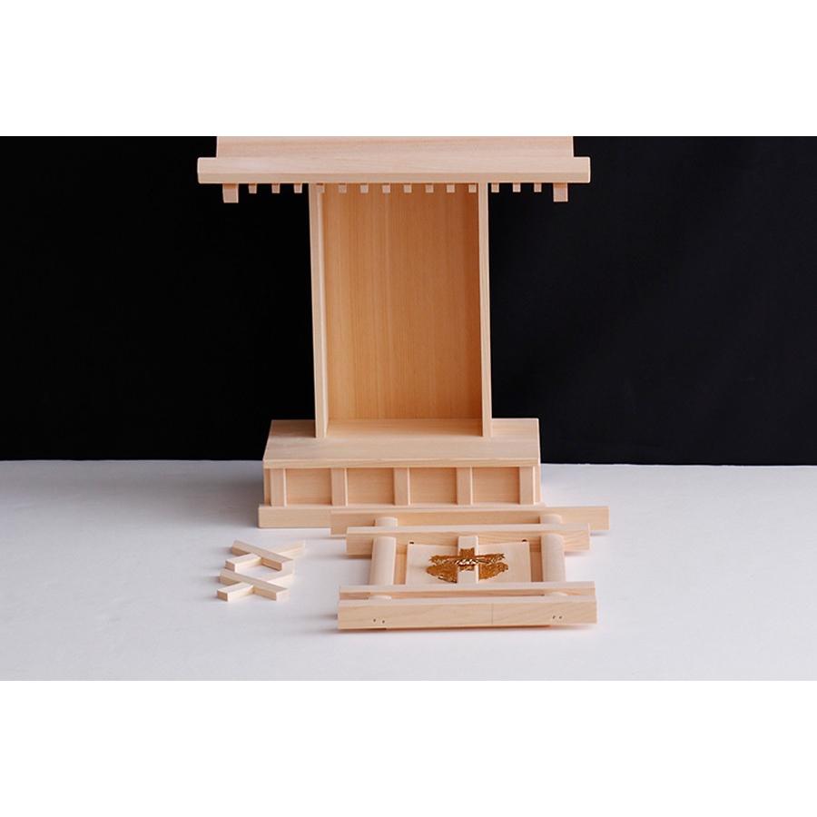 神棚 神具 仏具 やまこう 神棚 一社 単品 伊弉諾尊 イザナギノミコト
