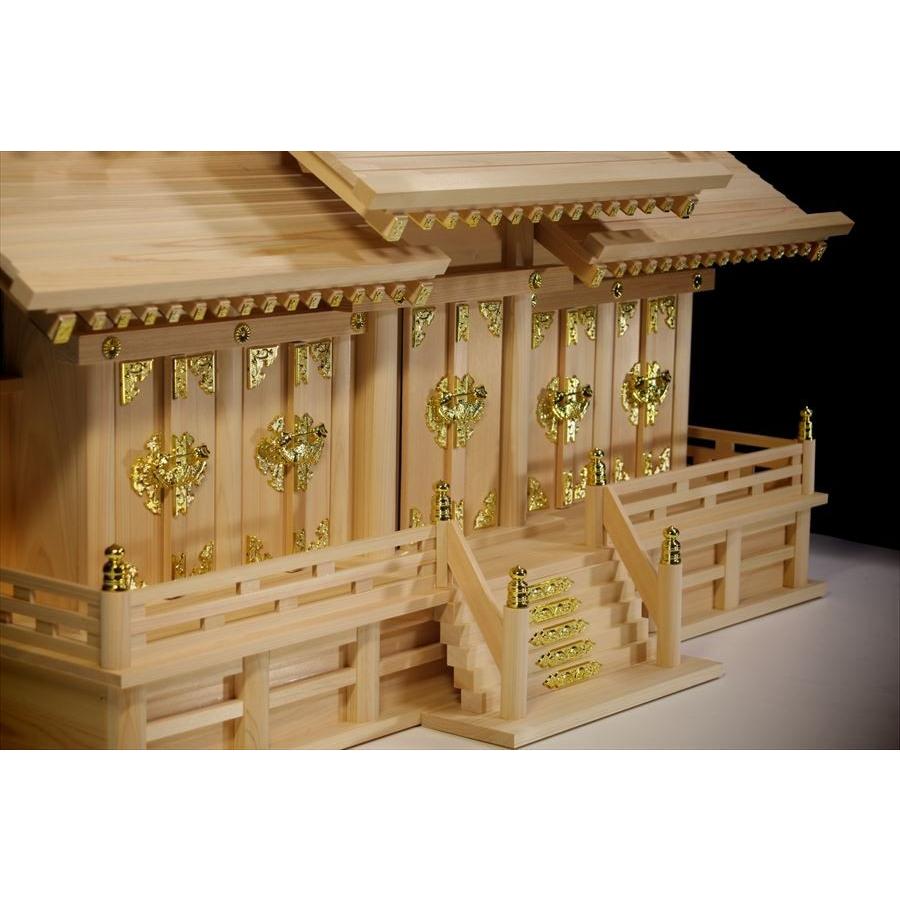 神棚 神具 仏具 やまこう 五社□屋根違 特大 屋根幅 93cm□東濃 神棚 神具 仏具 やまこう 五社□屋根違 特大 屋根幅 93cm□東濃