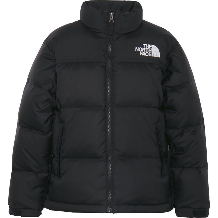 極美品　 ザノースフェイス　ヌプシジャケット　ネイビー×ブラック　キッズ　150 THE NORTH FACE（ザ ノースフェイス） ノースフェイス キッズ ダウン