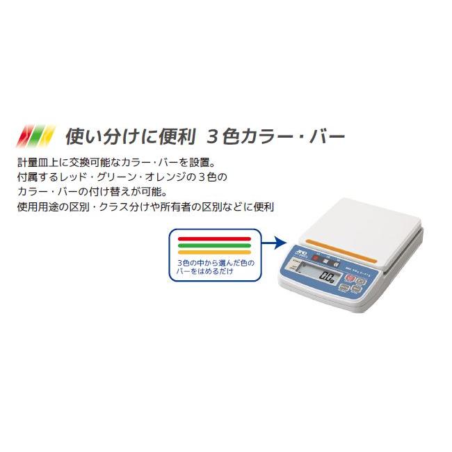 エー・アンド・デイ  コンパレータライト付きデジタルはかり HT5000-CL ひょう量 5100g 【Operation】 検定対象外