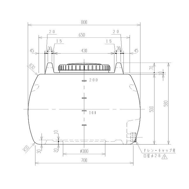 スイコー（SUIKO） ローリータンク200L HLT-200 レモン色 ホーム