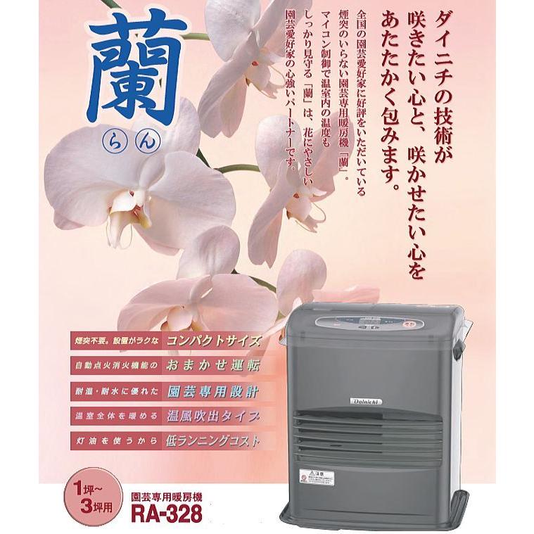 ダイニチ工業 園芸専用暖房機 欄 RA-328 約1坪〜3坪用 [個人様宅配送