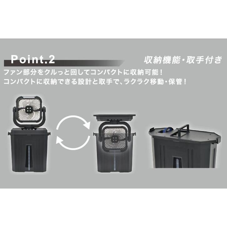 日動工業 ミストファン FMR-01 リフレ 充電式 10Lタンク コードレス