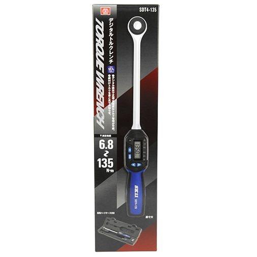 SK11 デジタルトルクレンチ SDT4-135 差込角 12.7mm 6.8〜135N・m : 山 