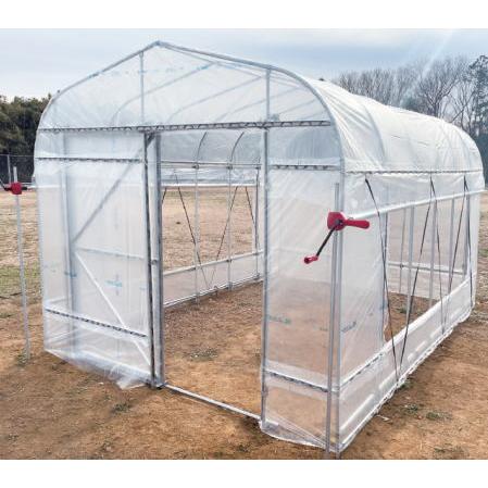 東都興業 ビニール温室 ヒロガーデン3 換気セット付 スライドドア仕様