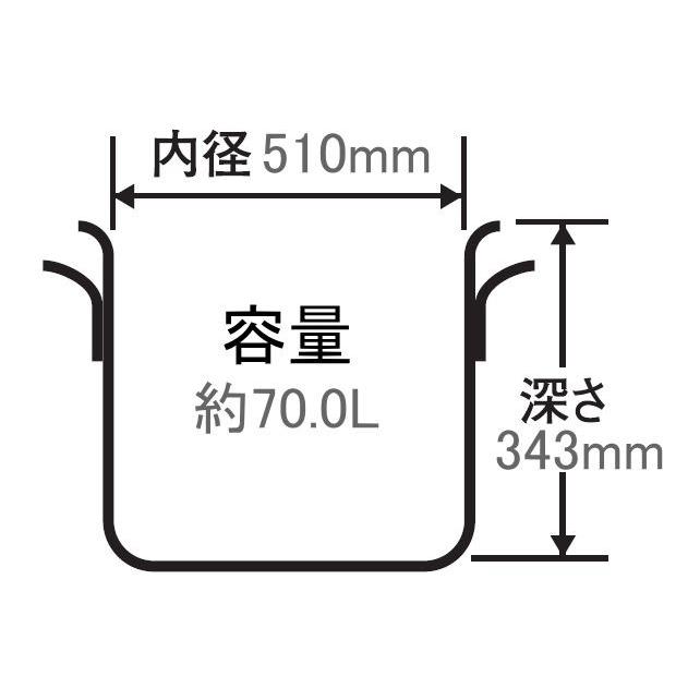 北陸アルミ プロセレクト 半寸胴鍋51cm [日本製]｜yamakura110｜02